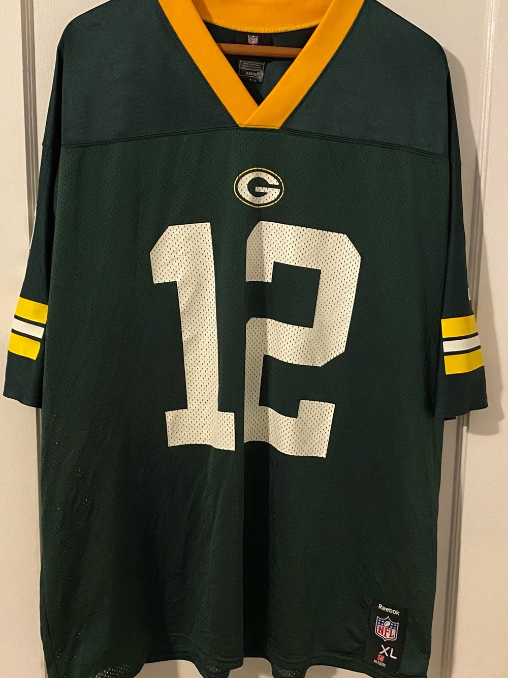 Green Bay Packers Aaron Rodgers Reebok Men’s XL Jersey